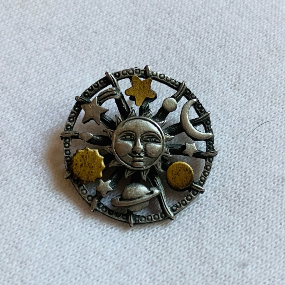 Vintage astrology pin